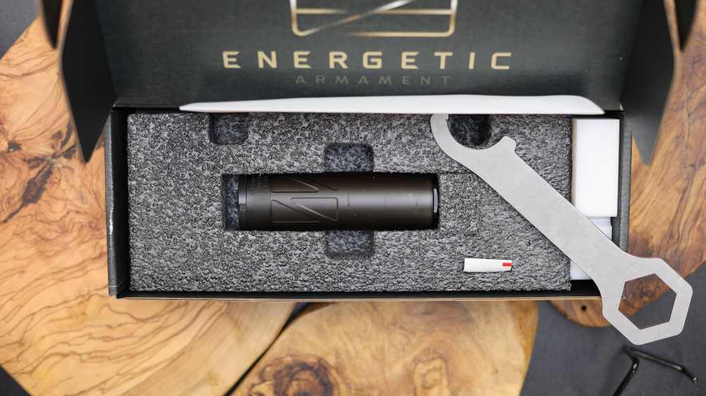 Energetic Armament VOX-K2 .30 Cal HUB Suppressor Black EA11-img-0