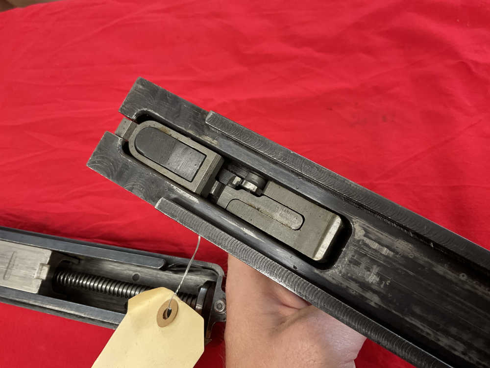 RARE COLT THOMPSON 1921 / 1928 U.S NAVY OVER STAMP MACHINEGUN NFA 45ACP -img-61