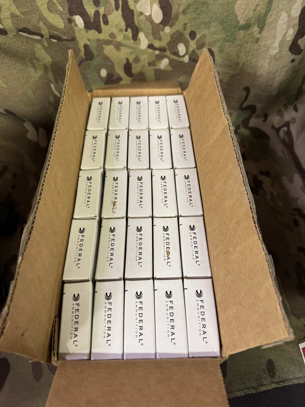 500Rds Federal 6.8MM SPC 90G Bonded Gold Dot XM68GD Full Case-img-3