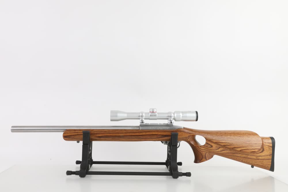 Ruger 10/22 Carbine Custom 18" Hvy ER Shaw BBL Thumbhole Laminate NR! -img-0