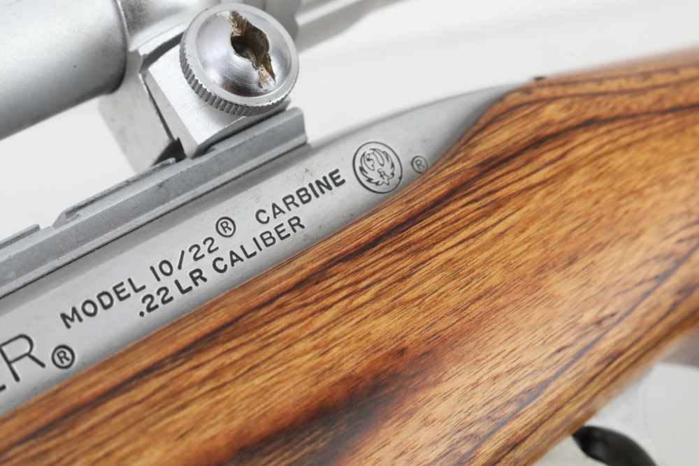 Ruger 10/22 Carbine Custom 18" Hvy ER Shaw BBL Thumbhole Laminate NR! -img-12