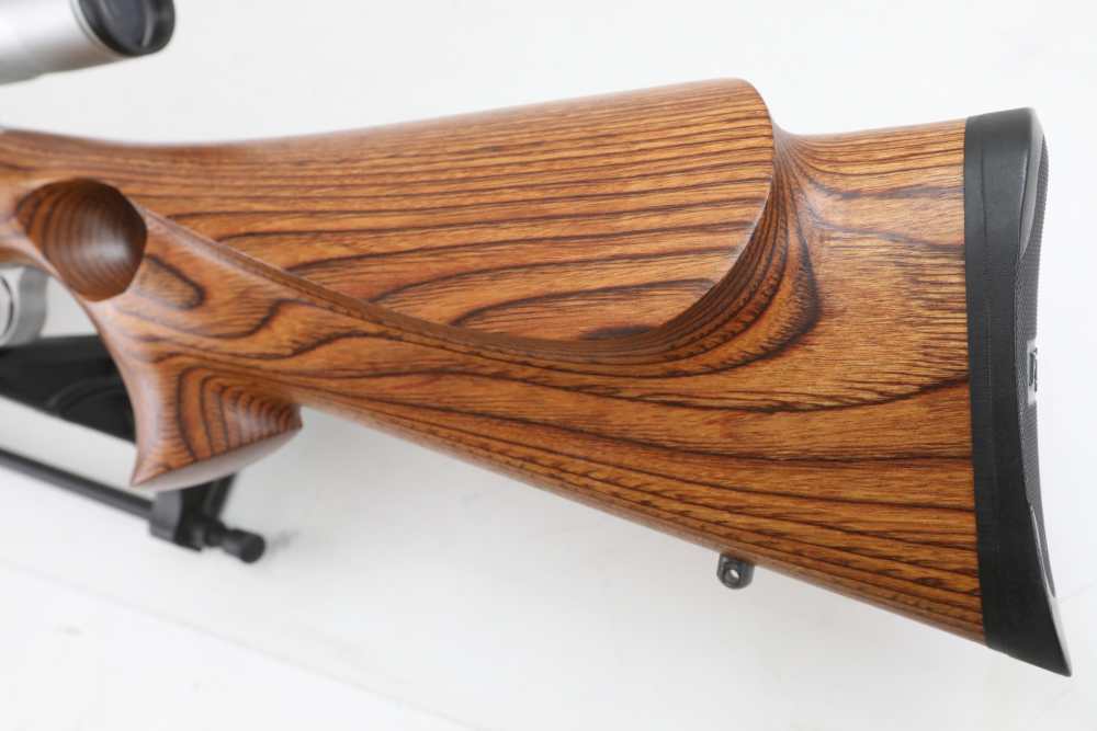 Ruger 10/22 Carbine Custom 18" Hvy ER Shaw BBL Thumbhole Laminate NR! -img-16