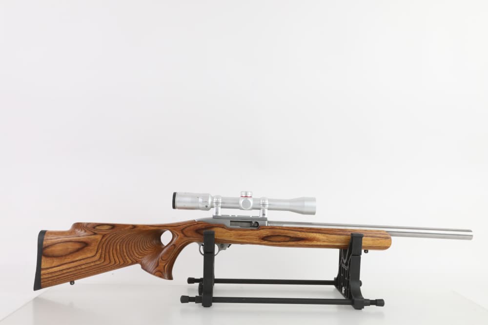 Ruger 10/22 Carbine Custom 18" Hvy ER Shaw BBL Thumbhole Laminate NR! -img-1