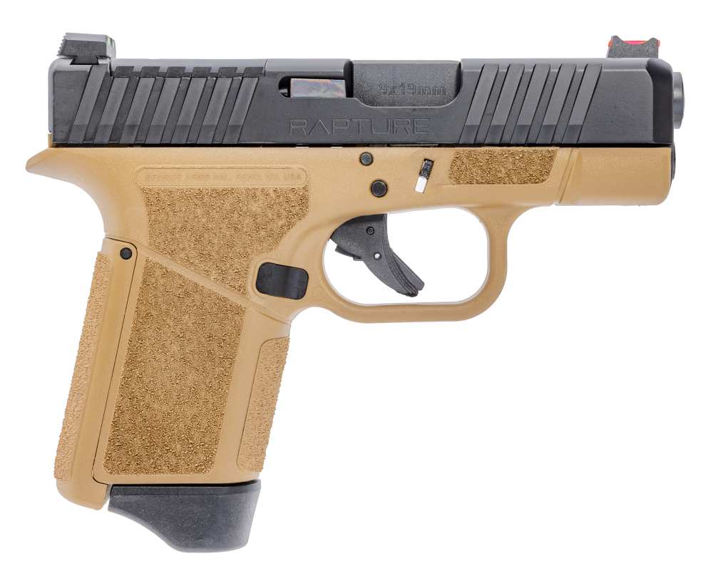 GFORCE ARMS GF9 9MM 3.25" BRL 12+1 FDE Frame Black Slide Micro FP-img-0