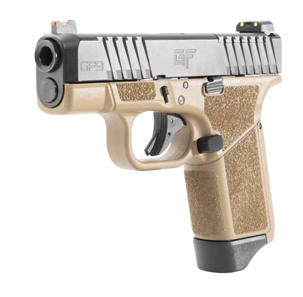 GFORCE ARMS GF9 9MM 3.25" BRL 12+1 FDE Frame Black Slide Micro FP-img-1