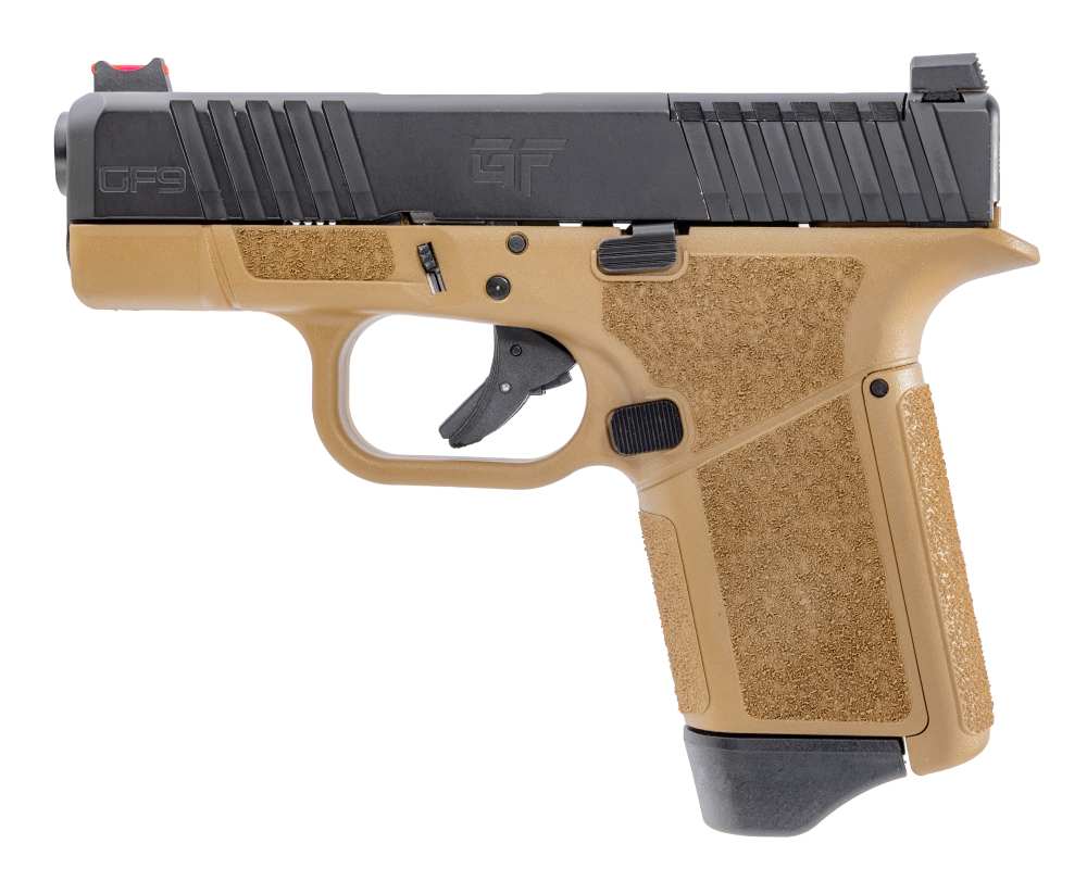 GFORCE ARMS GF9 9MM 3.25" BRL 12+1 FDE Frame Black Slide Micro FP-img-2