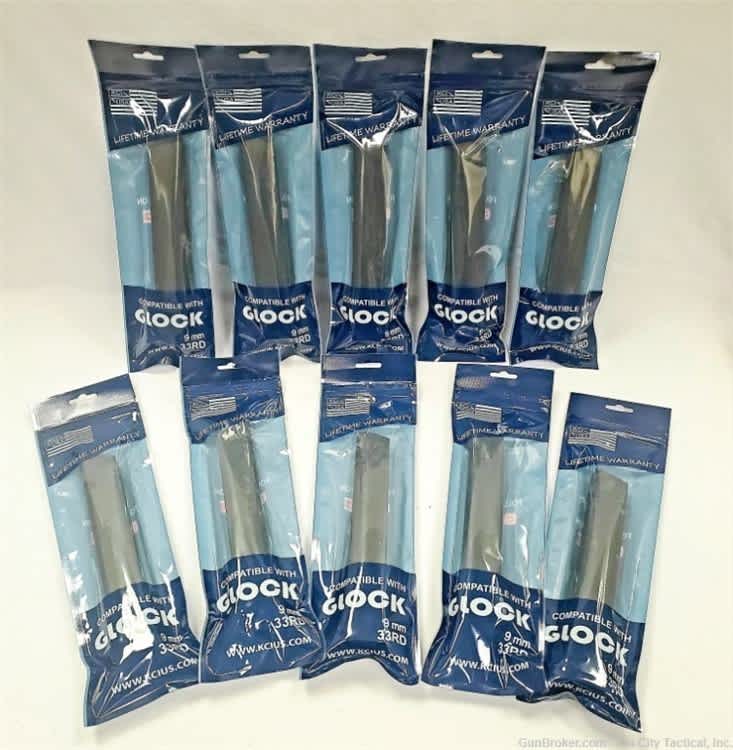 10pk 9mm Glock Magazines 33 round! (LIMITED QUANTITY)-img-1