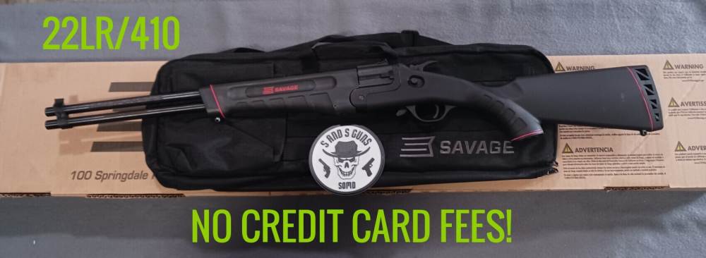 SAVAGE 42 TAKEDOWN 22LR 410 COMPACT TAKEDOWN RIFLE/SHOTGUN NEW-img-0