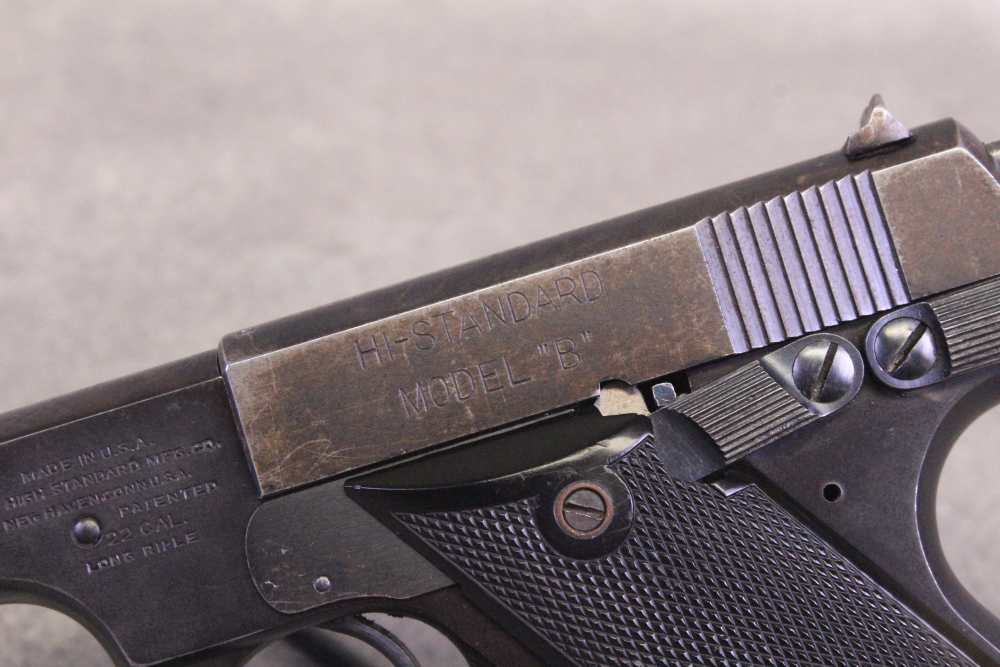 Hi-Standard Model "B" Type I-A - 22 LR - Mfg 1935 - 4.5" Barrel-img-9
