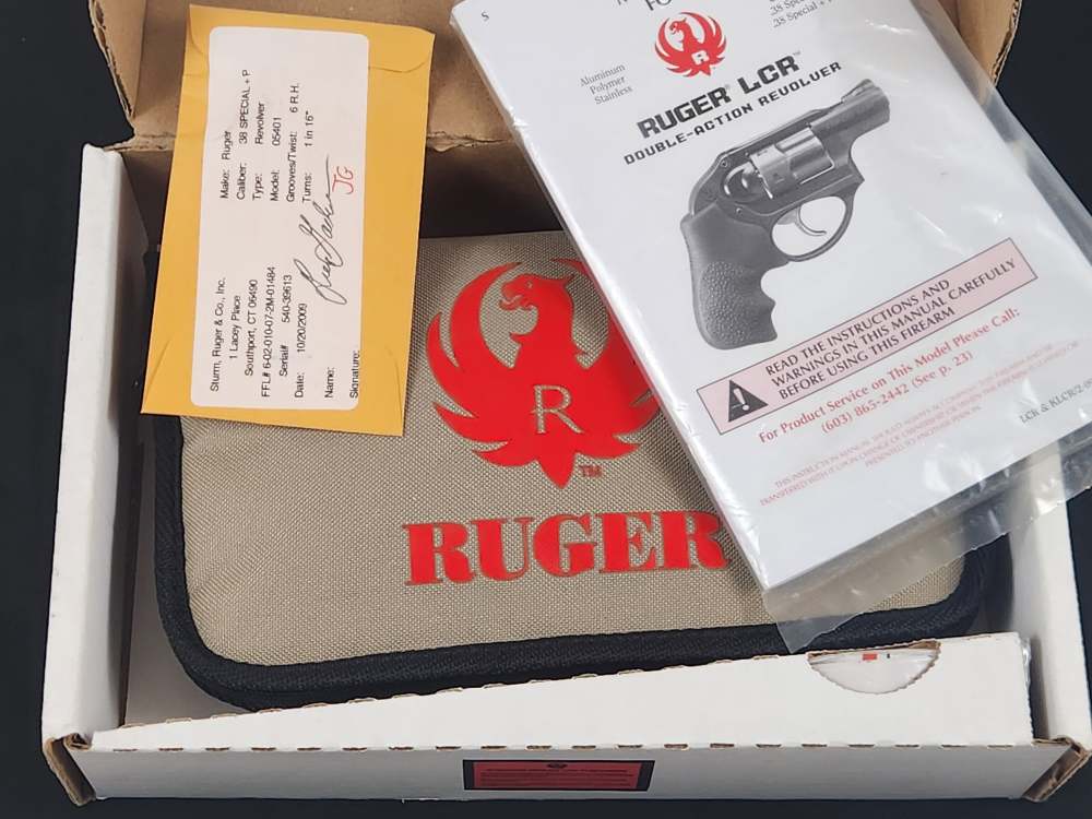 Ruger LCR Hammerless - 2" - 38spl - Used-img-9