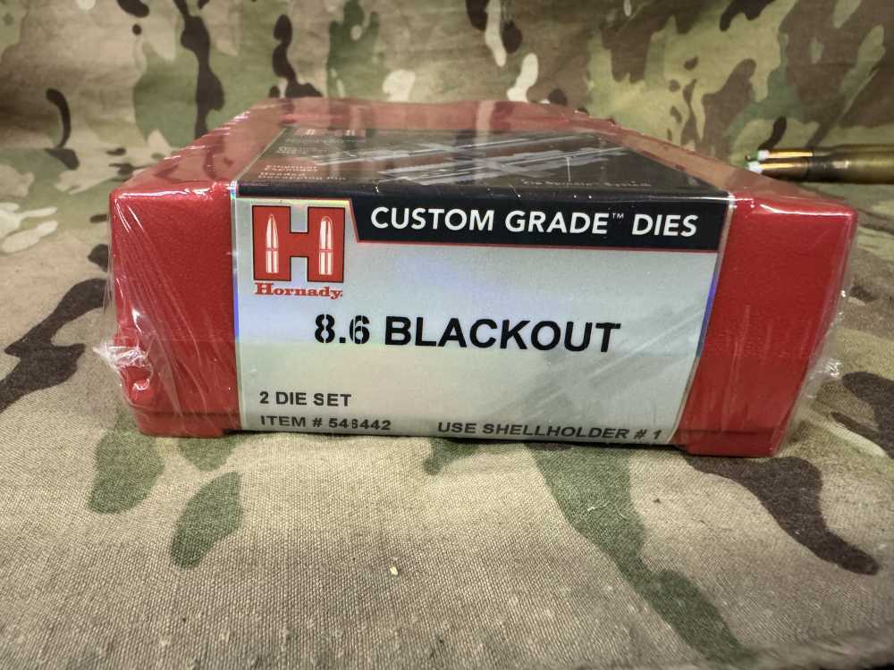Hornady 8.6 Blackout 2 Die Set New -img-0