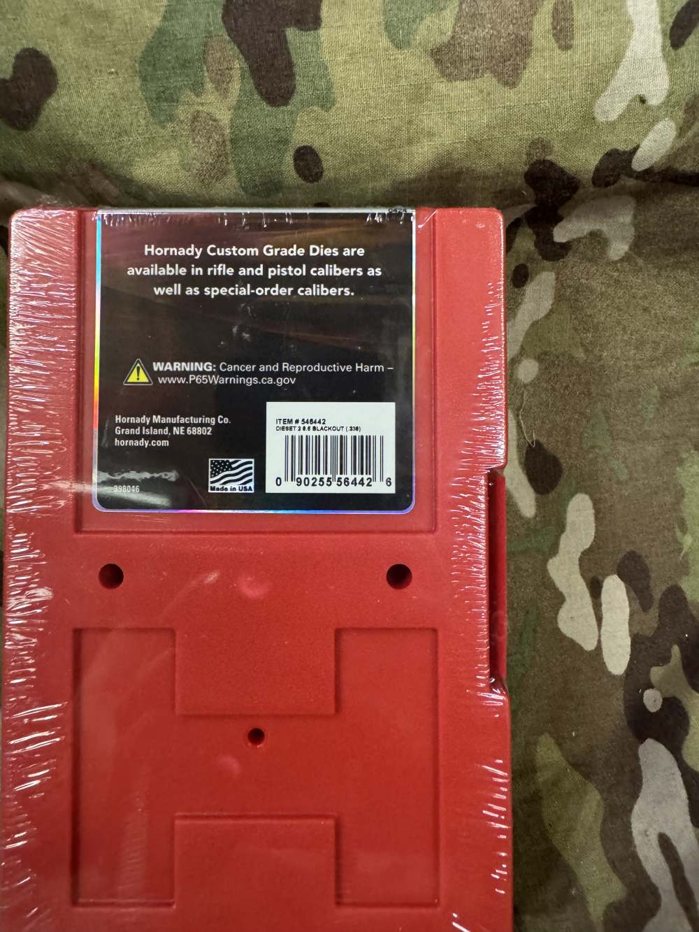 Hornady 8.6 Blackout 2 Die Set New -img-2