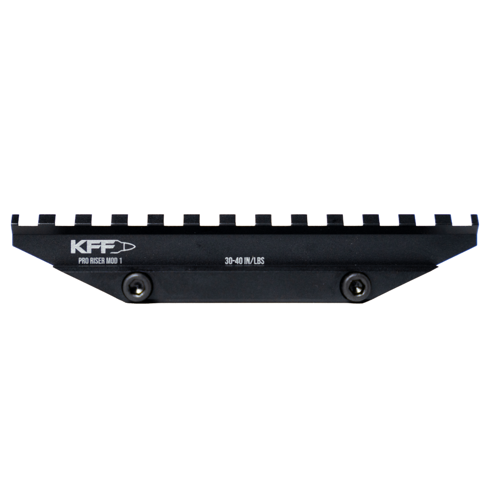 KFF Defense Pro Riser Mod 1 - Black | 7075-T6 Optics Riser-img-0