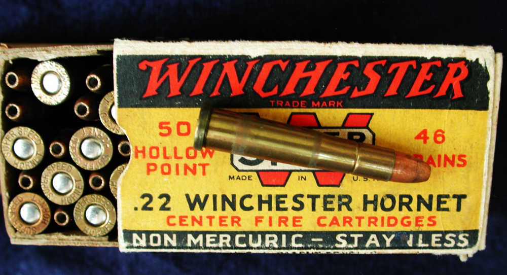Minty Vintage Pre War Box 50 Rounds Winchester .22 Hornet Model 70 54 -img-5
