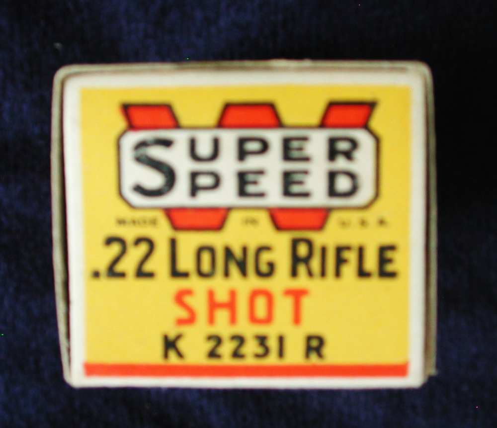 Very Rare Prewar Winchester .22 Long Rifle Rim Fire Super Speed SHOT Box-img-5