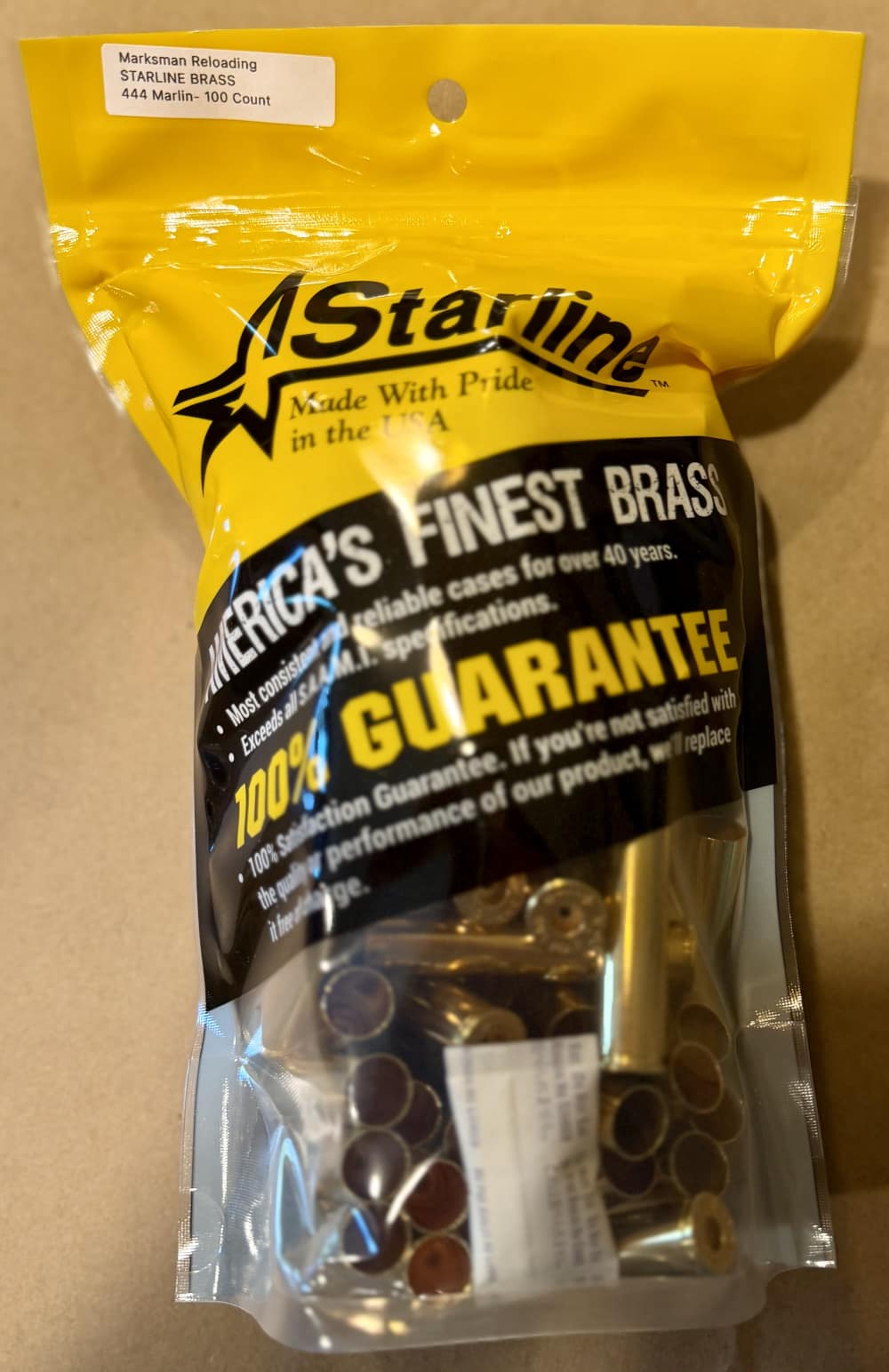 Starline 444 Marlin Brass - 100 Count-img-0