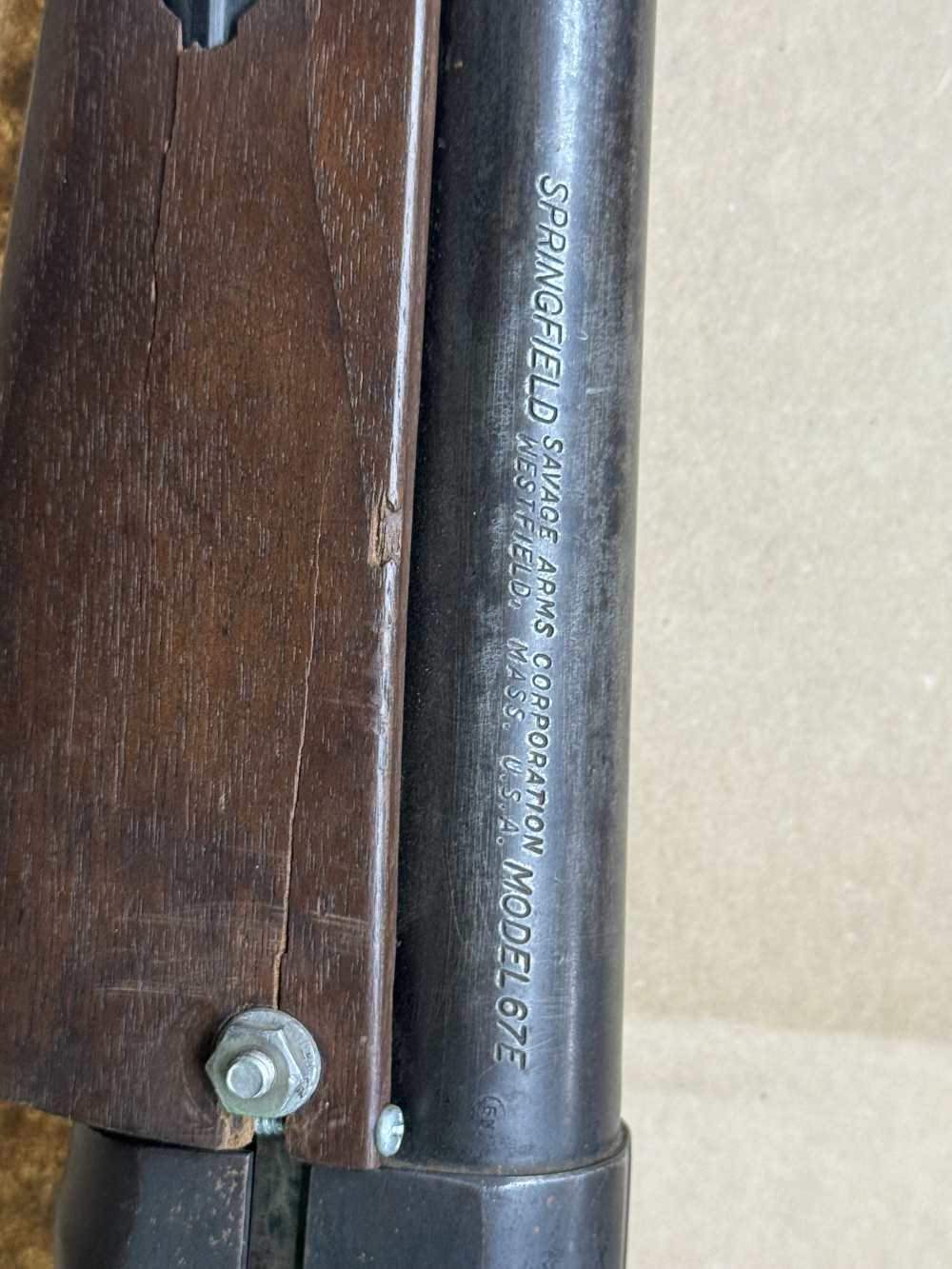 Springfield Model 67E 12ga pump action shotgun 20" -img-11