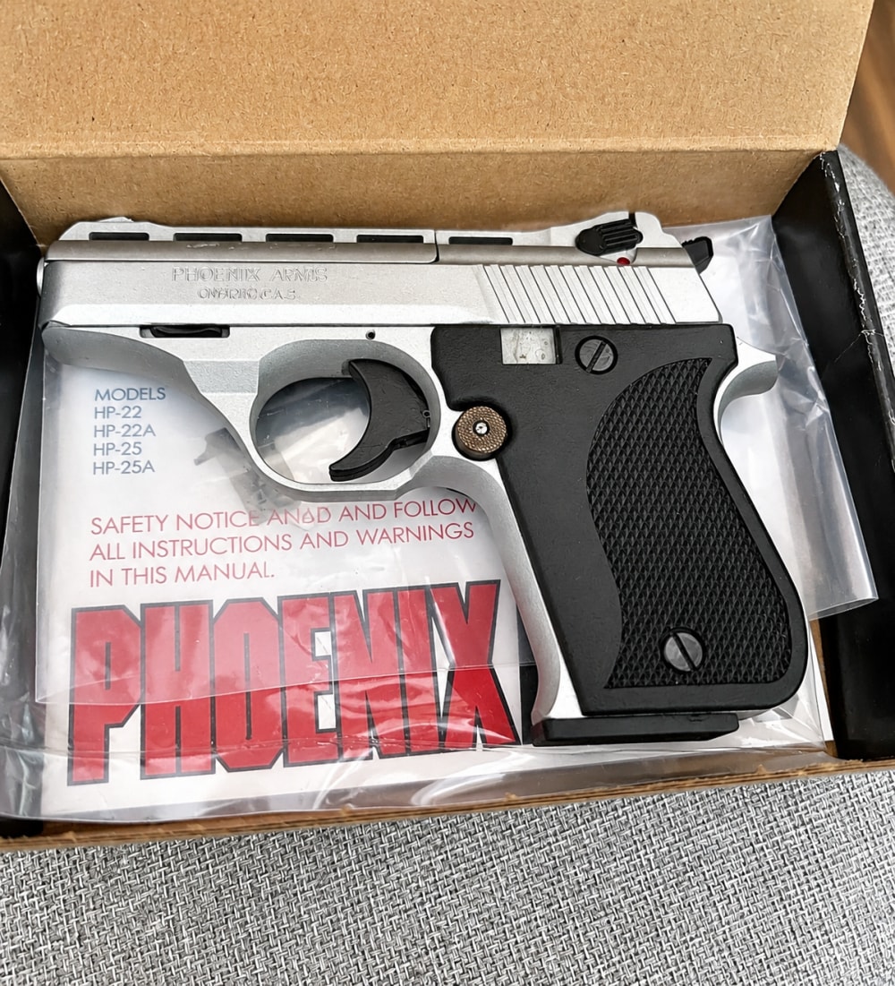 New Phoenix Arms HP22A .22 LR Semi-Automatic Pistol Stainless Finish -img-0