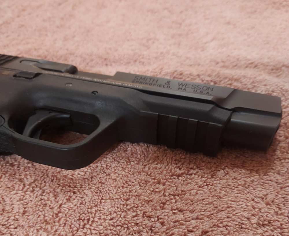 Smith & Wessom M&P9L...5".  Test fired only! Apex full trigger kit!-img-9
