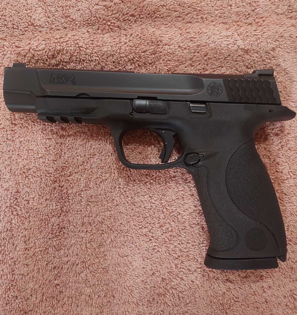 Smith & Wessom M&P9L...5".  Test fired only! Apex full trigger kit!-img-0