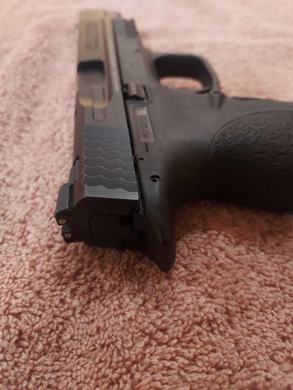 Smith & Wessom M&P9L...5".  Test fired only! Apex full trigger kit!-img-12