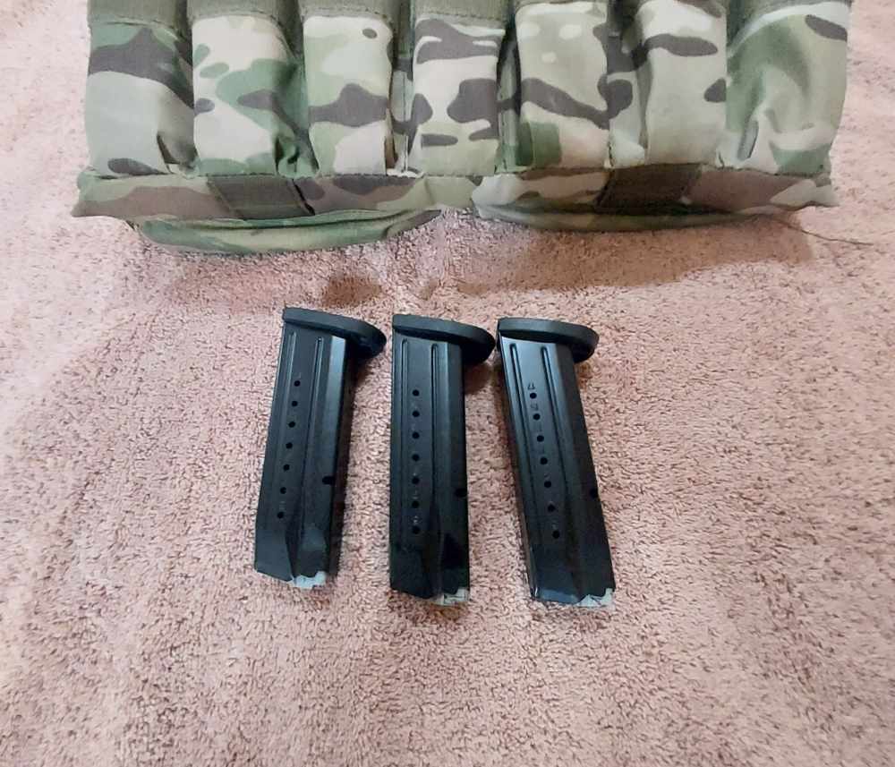 Smith & Wessom M&P9L...5".  Test fired only! Apex full trigger kit!-img-15