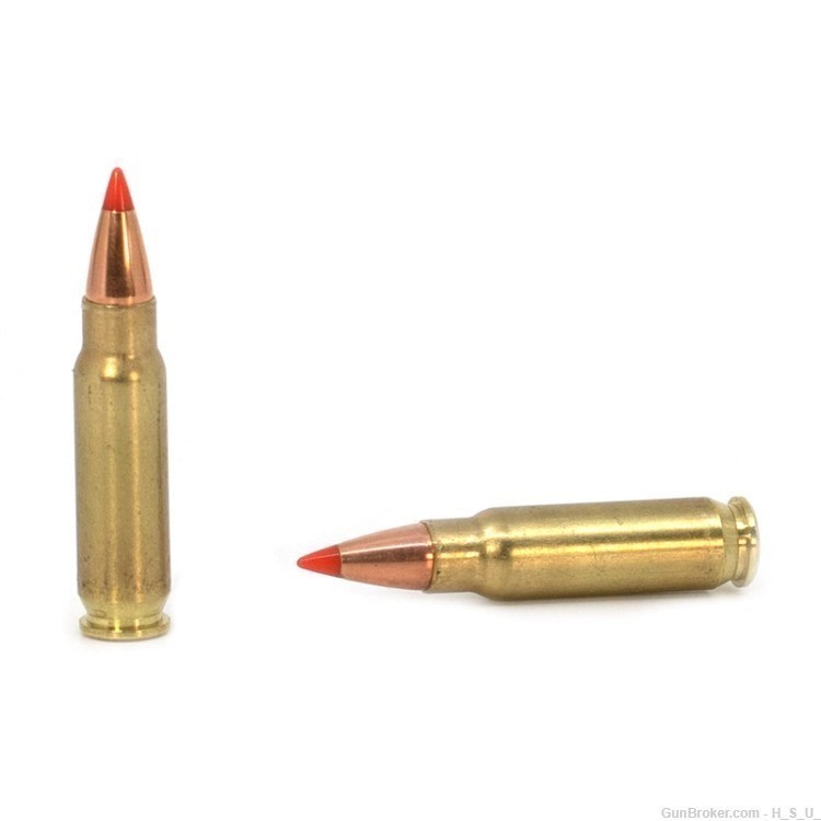 25 Rounds Hornady Black 5.7x28mm RED TIP Ammo 40 Grain V-Max 5.7-img-1