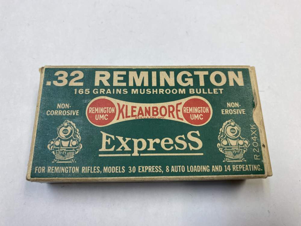 32 Remington Autoloading Dogbone Express Train 165 gr  Mushroom RARE MINT-img-1