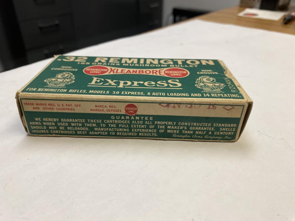 32 Remington Autoloading Dogbone Express Train 165 gr  Mushroom RARE MINT-img-2