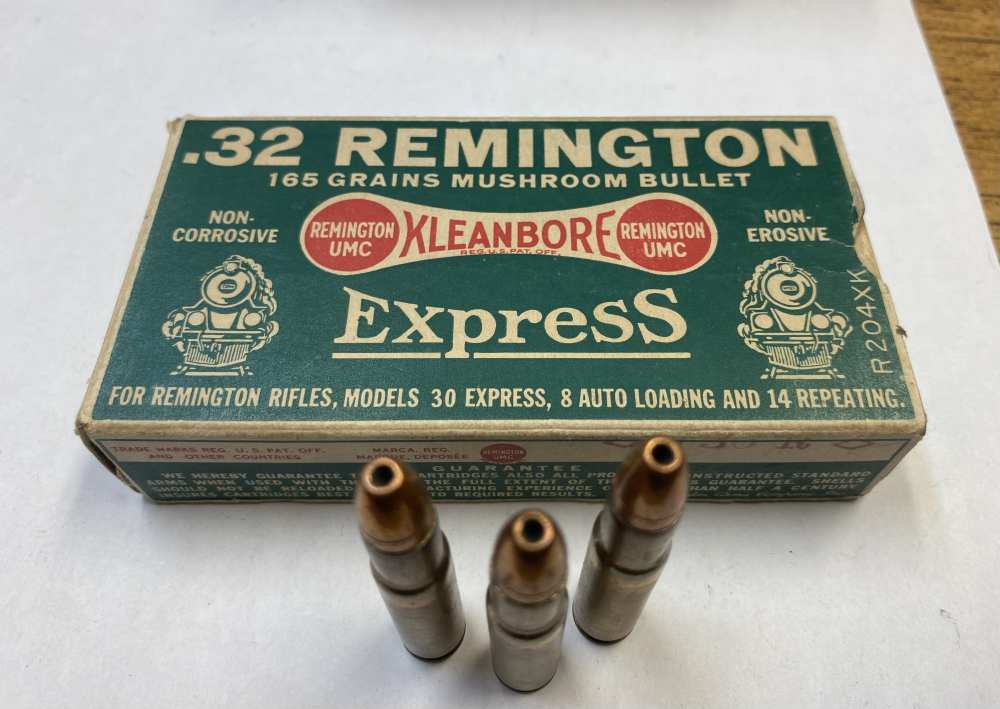 32 Remington Autoloading Dogbone Express Train 165 gr  Mushroom RARE MINT-img-7
