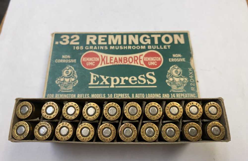 32 Remington Autoloading Dogbone Express Train 165 gr  Mushroom RARE MINT-img-0