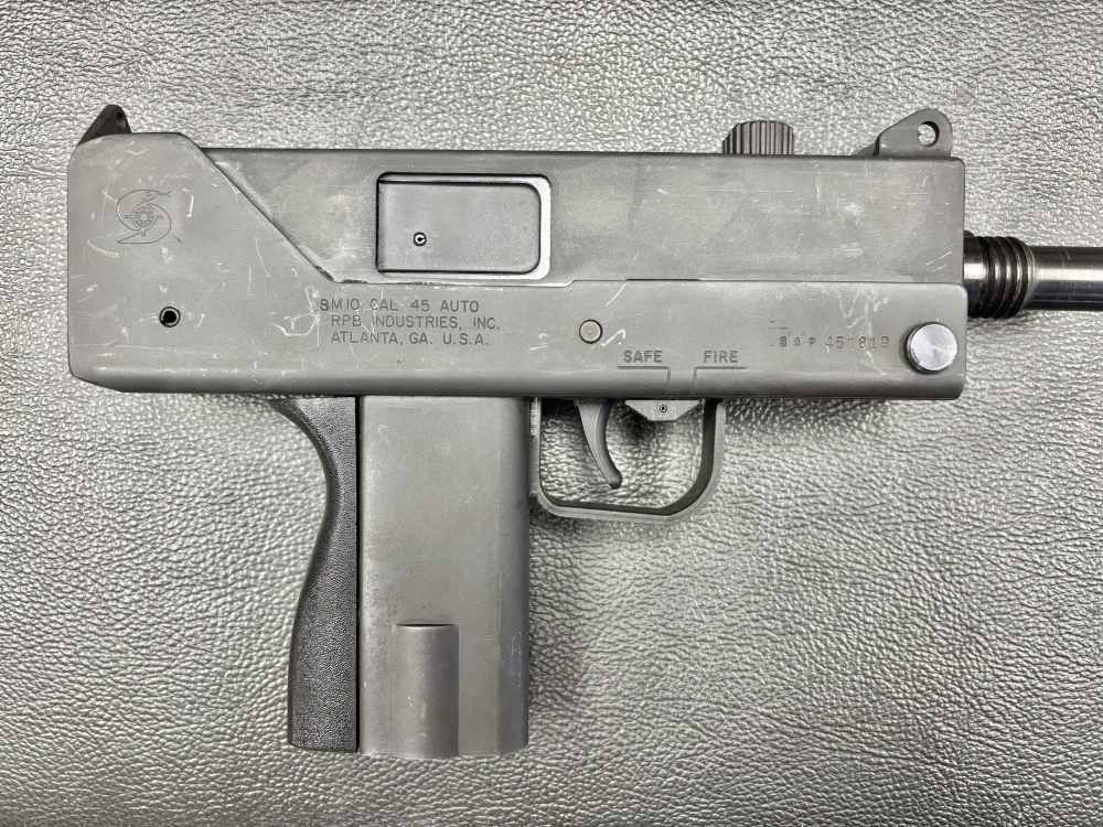 COBRAY M10/MAC 10 OPEN BOLT 45 ACP. NO RESERVE -img-2