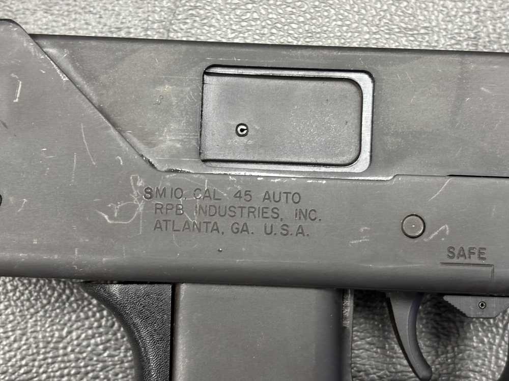 COBRAY M10/MAC 10 OPEN BOLT 45 ACP. NO RESERVE -img-5