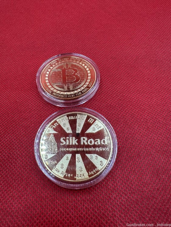 Five Gold Plated Commemorative Coins-img-1