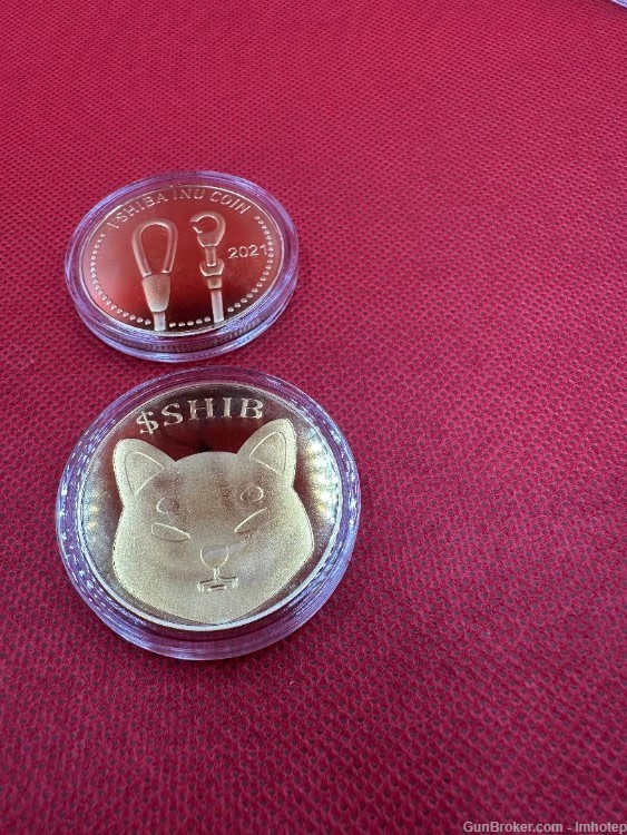 Five Gold Plated Commemorative Coins-img-2