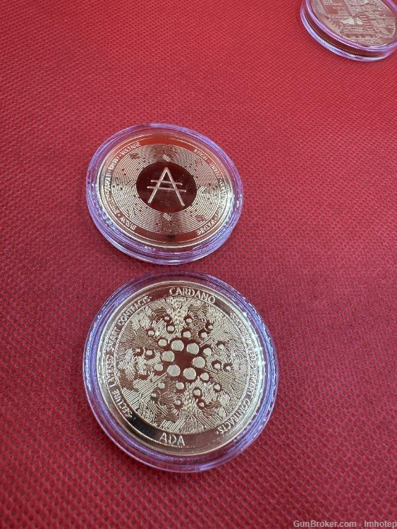 Five Gold Plated Commemorative Coins-img-3