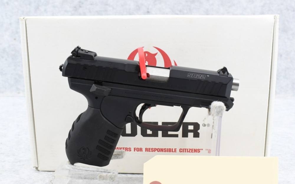 Ruger SR22 .22 LR 3.5" Like New 2 Mags Box Case Model 03600 SR-22-img-0