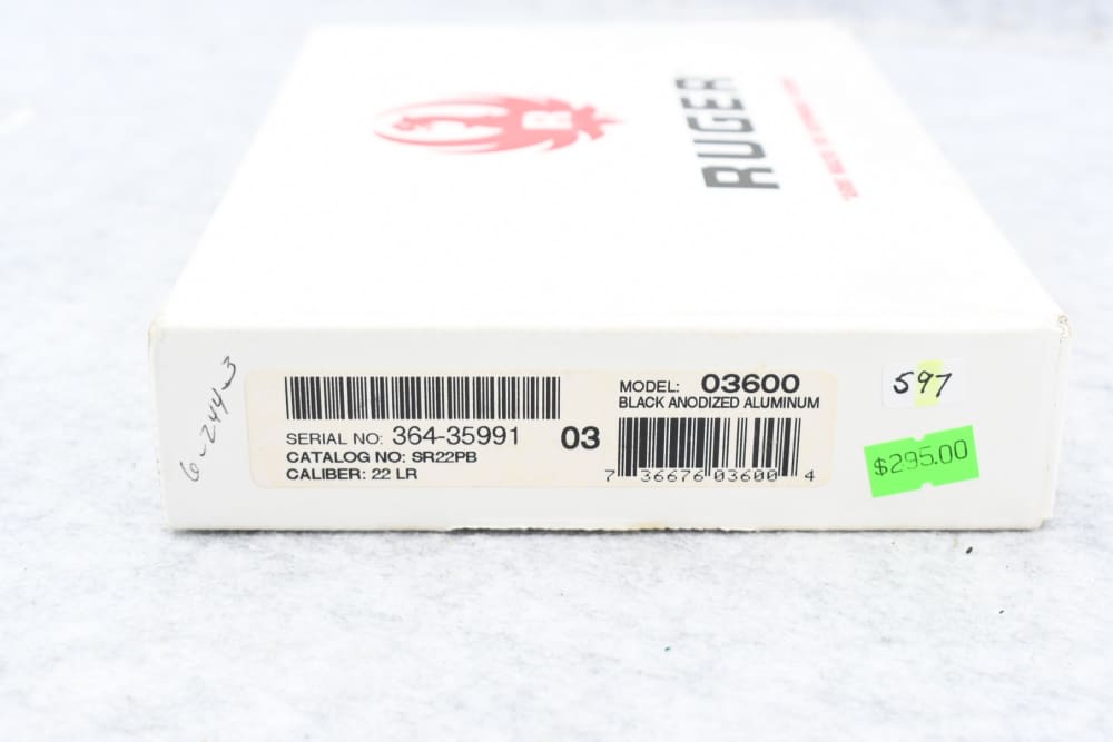 Ruger SR22 .22 LR 3.5" Like New 2 Mags Box Case Model 03600 SR-22-img-9