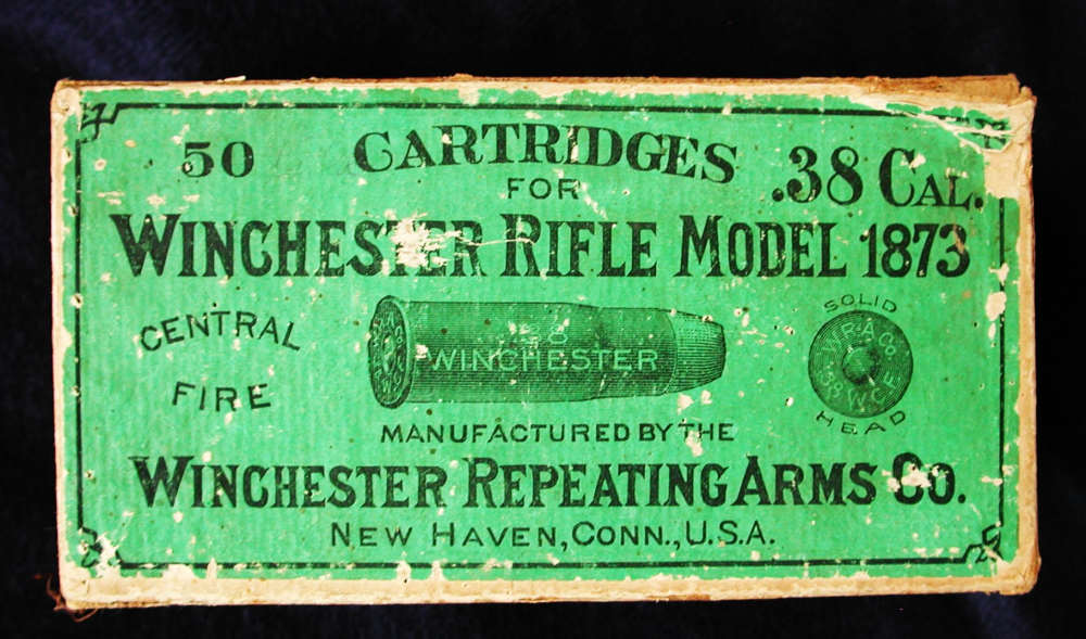 Vintage 2 Piece Box Winchester .38 W.C.F. .38-40 Model 1873-img-0