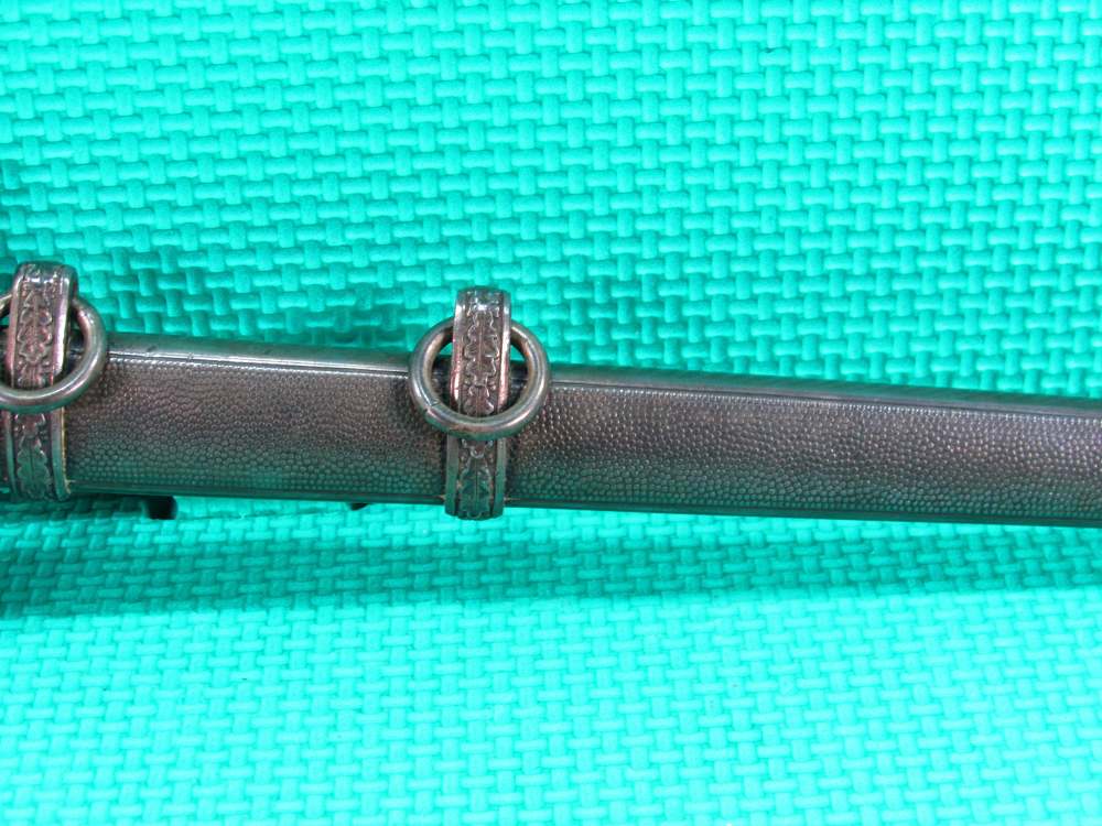 German Military WWII Eickhorn Dagger Heer Army Officer w/ Scabbard Nice!-img-2