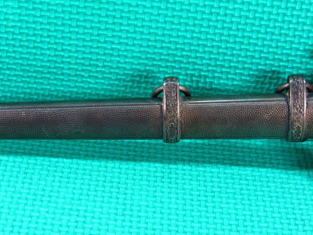 German Military WWII Eickhorn Dagger Heer Army Officer w/ Scabbard Nice!-img-8