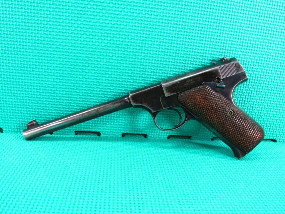 Colt Pre-Woodsman 1st Series 22 LR 6.5” Blued Semi-Auto 2 Mags Nice! -img-9