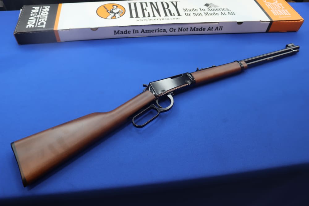Henry Model H001 Classic Rimfire Rifle 22LR 18" Lever Action Wood Stock NEW-img-0