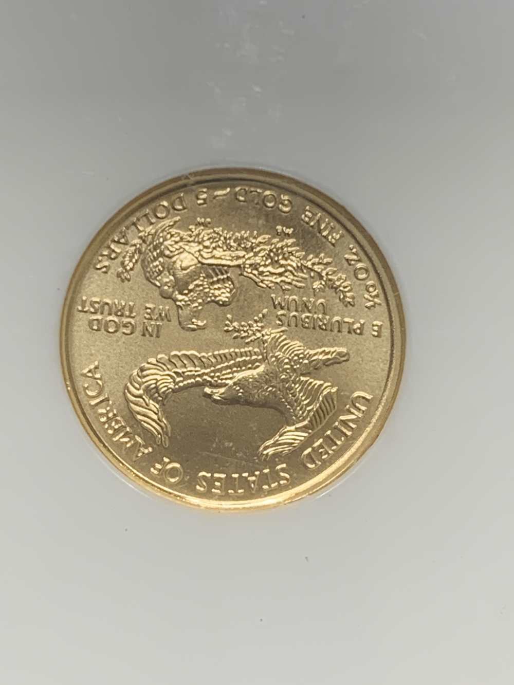 2000 Gold $5 Eagle 1/10 ounce NGC MS 69-img-3