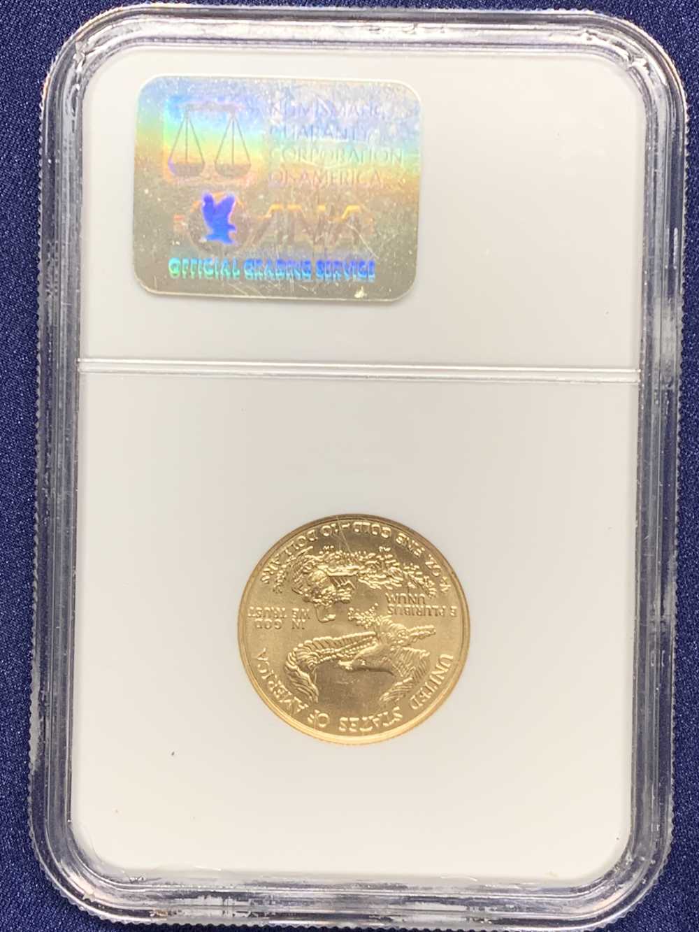 2000 Gold $10 Eagle 1/4 ounce NGC MS 69-img-1