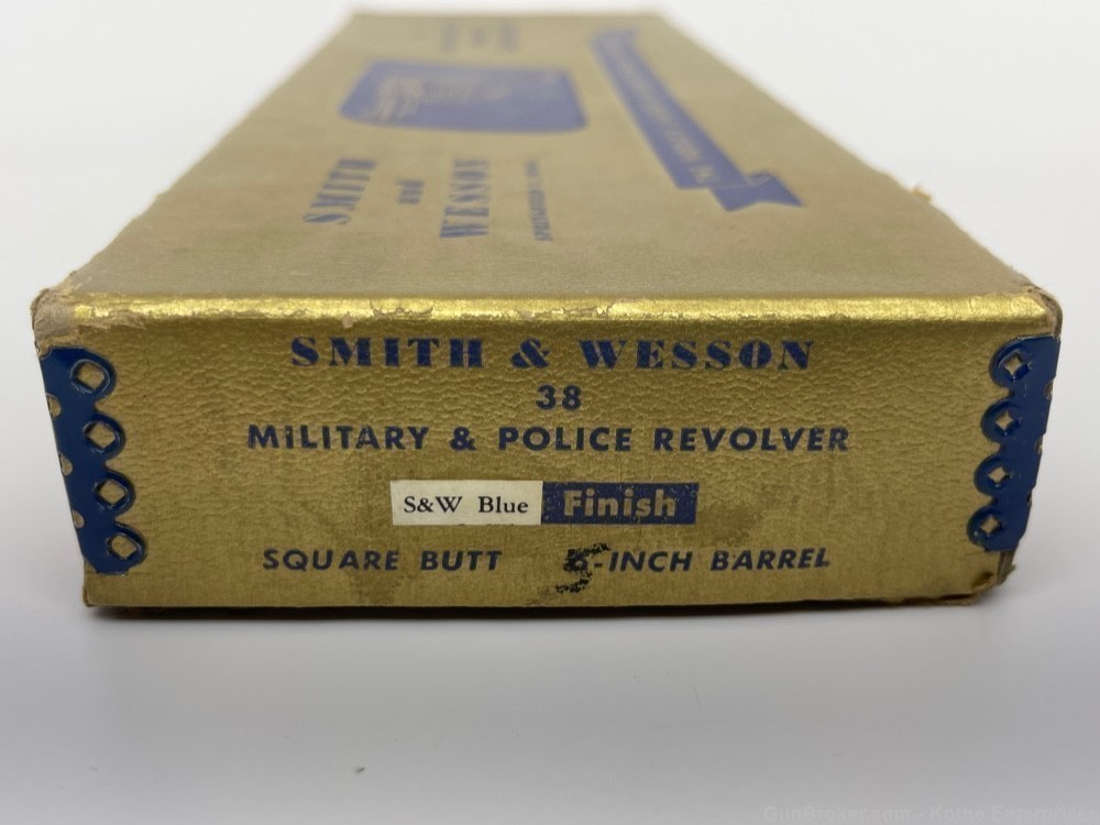 Smith & Wesson Military & Police 5”  Pre-Model 10 Revolver With Gold Box-img-26