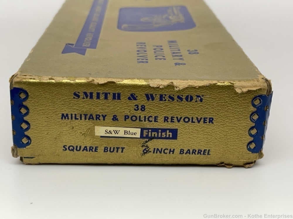 Smith & Wesson Military & Police 5”  Pre-Model 10 Revolver With Gold Box-img-22
