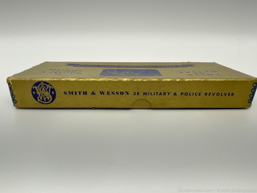 Smith & Wesson Military & Police 5”  Pre-Model 10 Revolver With Gold Box-img-27