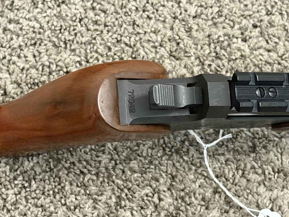 Thompson Center Contender 222 Rem 10” octagon brl engraved rare blued-img-9