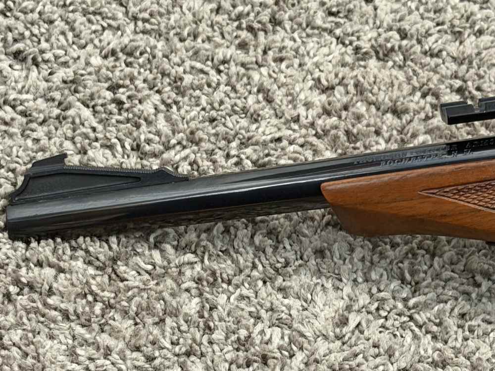 Thompson Center Contender 222 Rem 10” octagon brl engraved rare blued-img-8